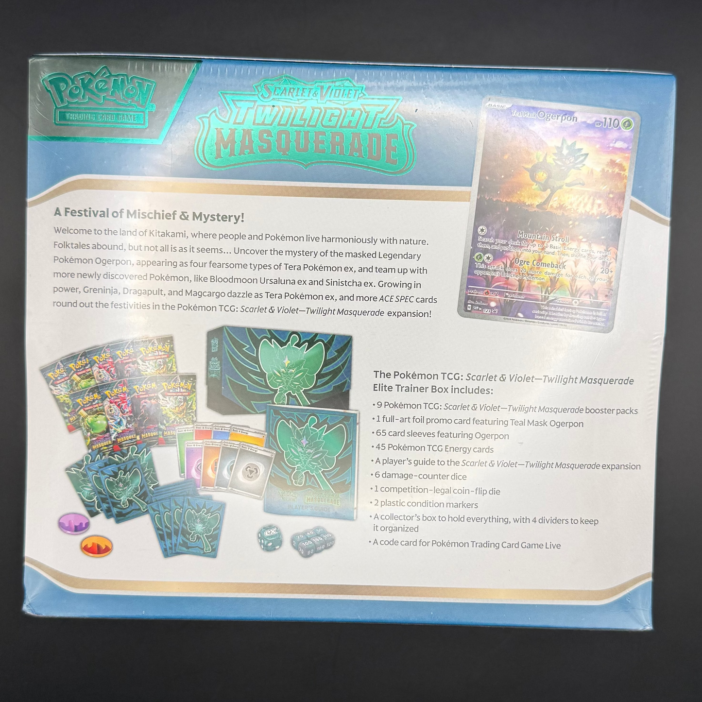 Twilight Masquerade Elite Trainer Box – Twilight Masquerade – Near Mint